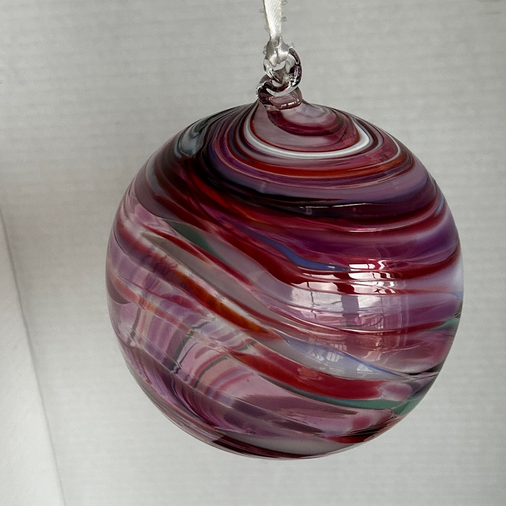 Large Hanging Art Glass Orb Sphere